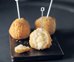 Original and easy recipe: Risotto croquettes with mozzarella