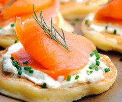 Easy recipe: Salmon blinis