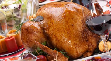 Gourmet recipe: Turkey stuffed with morels and chestnuts