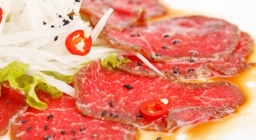 Quick recipe: Beef carpaccio with olive oil