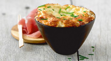 Easy and quick recipe: Cauliflower and gorgozola soufflé