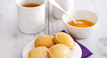 Snack recipe : Orange glazed biscuits