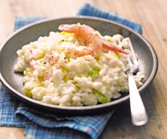 Easy recipe: Curry risotto with prawns
