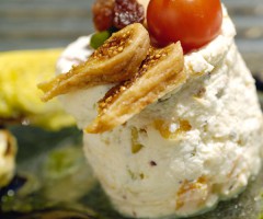 Gourmet recipe: Goat cheese nougat