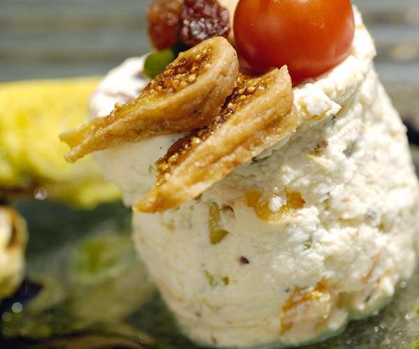 Gourmet recipe Goat cheese nougat
