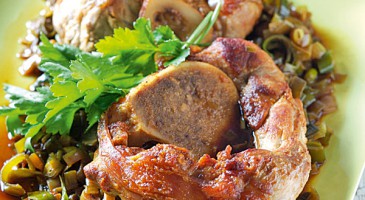 Easy recipe: Osso buco with leek fondue