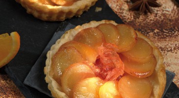 Gourmet recipe: Potato tarte tatin with orange marmelade