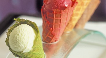 Easy dessert: ice cream cones