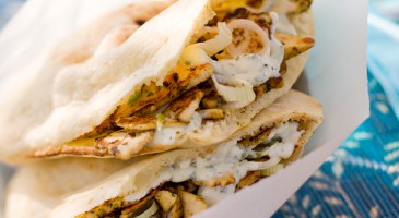 Delicious turkey kebab recipe with yogurt dressing