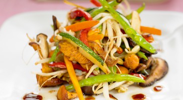 Stir-fried vegetables with an Asian twist