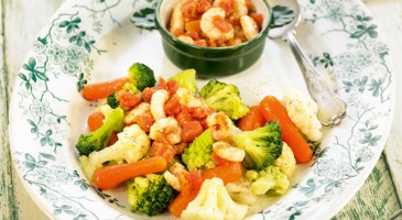 Easy recipe: Steamed baby vegetables