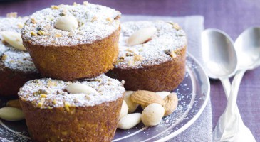 Easy recipe: Raspberry, almond and macadamia mini muffins