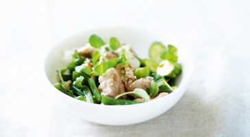 Healthy recipe: Steamed pork with green vegetables