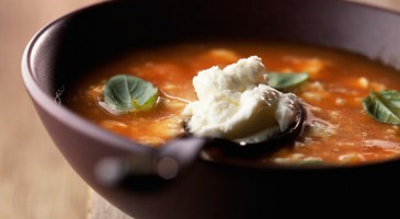 Gourmet recipe: Carrot and pumpkin soup with mascarpone