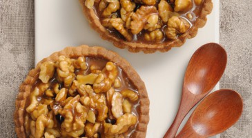 Easy recipe; Caramelized walnut tart