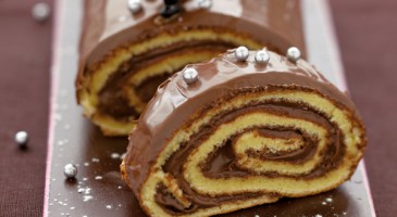 Festive recipe: Nutella yule log cake