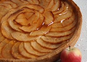 Classic apple tart by Chef Frédéric Deshayes