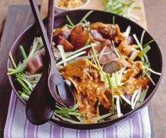 Easy recipe: steamed eggplant with mushrooms
