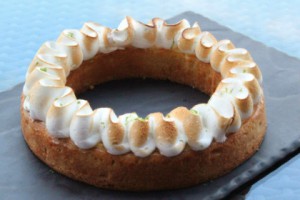 Pastry chef Nicolas Vergnole: Yuzu meringue tart