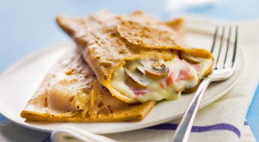 Recipe: ham and béchamel crêpes