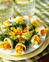 Appetizer recipe: Vegetable bundles