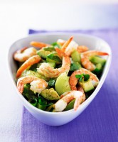 Salad recipe: Cucumber, avocado and prawn salad