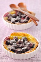Dessert recipe: Blueberry mini clafoutis