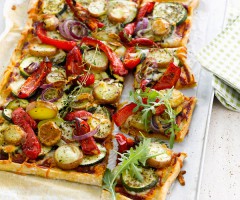 Gourmet recipe: Grilled vegetable pizza