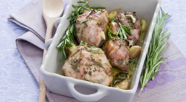 Gourmet recipe: Rabbit with honey and thyme