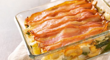 Gourmet recipe: Chard gratin with bacon