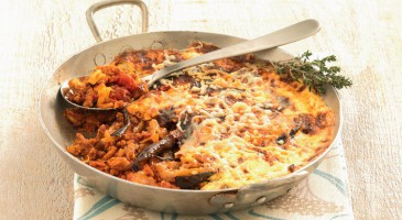 Greek recipe: Greek eggplant gratin