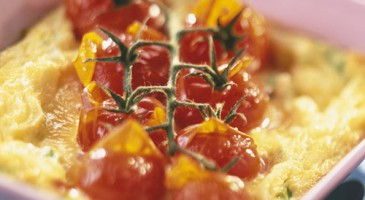Easy starter recipe: Cherry tomato clafoutis