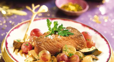 Gourmet recipe: Ostrich steaks with porcini mushrooms
